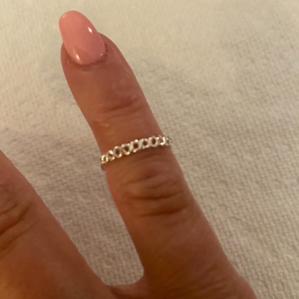 Silver Tone Toe Ring
